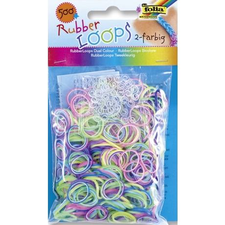 Rubber Loops 500tk/pk värvilised segupk*