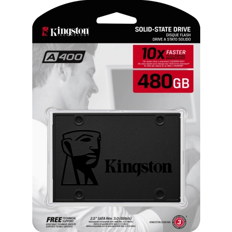SSD 480GB Kingston SSD A400 2,5