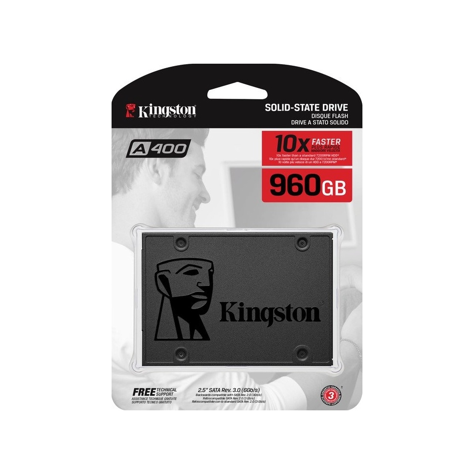 SSD 960GB Kingston SSD A400 2,5"