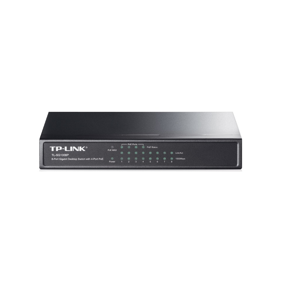 Switch 8-port giga TP-Link TL-SG1008POE