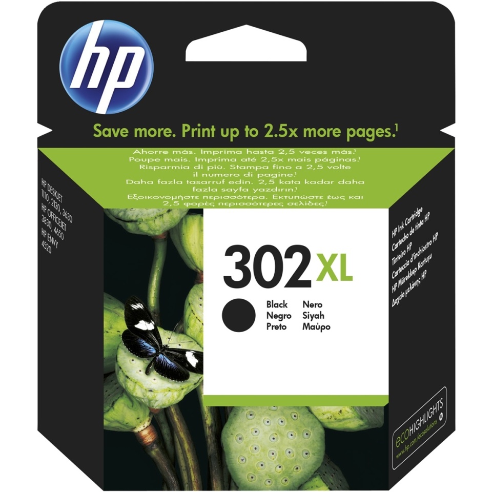 Tint HP 302XL Black