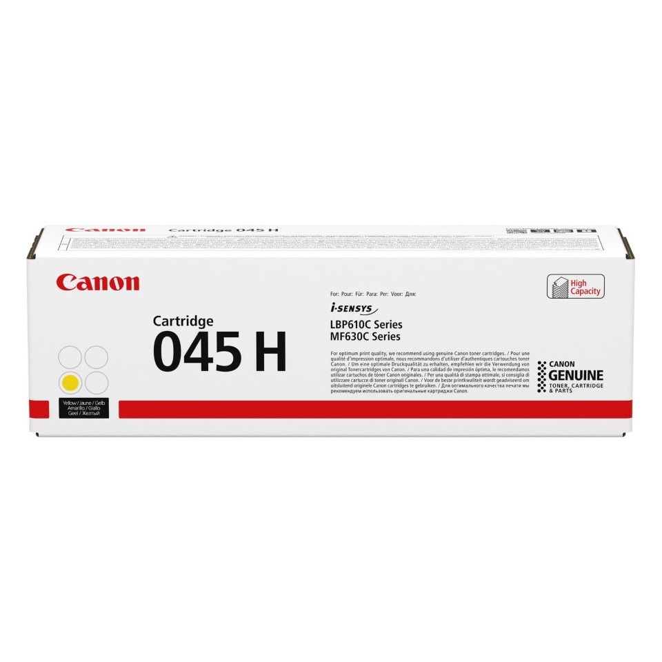 Tooner Canon 045H Yellow 2200 lehte