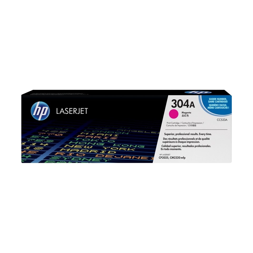 Tooner HP CC533A Magenta 304A CP2025