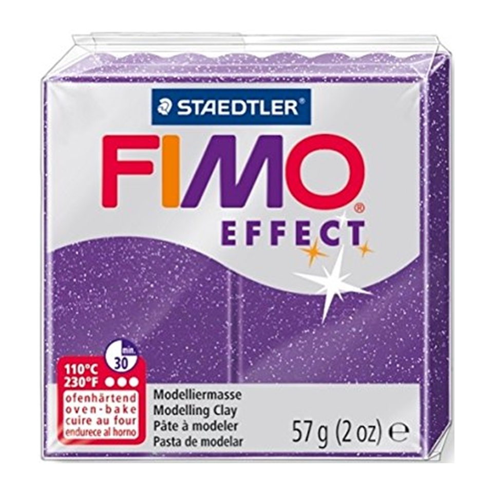 Voolimissavi Fimo Effect violet glitter