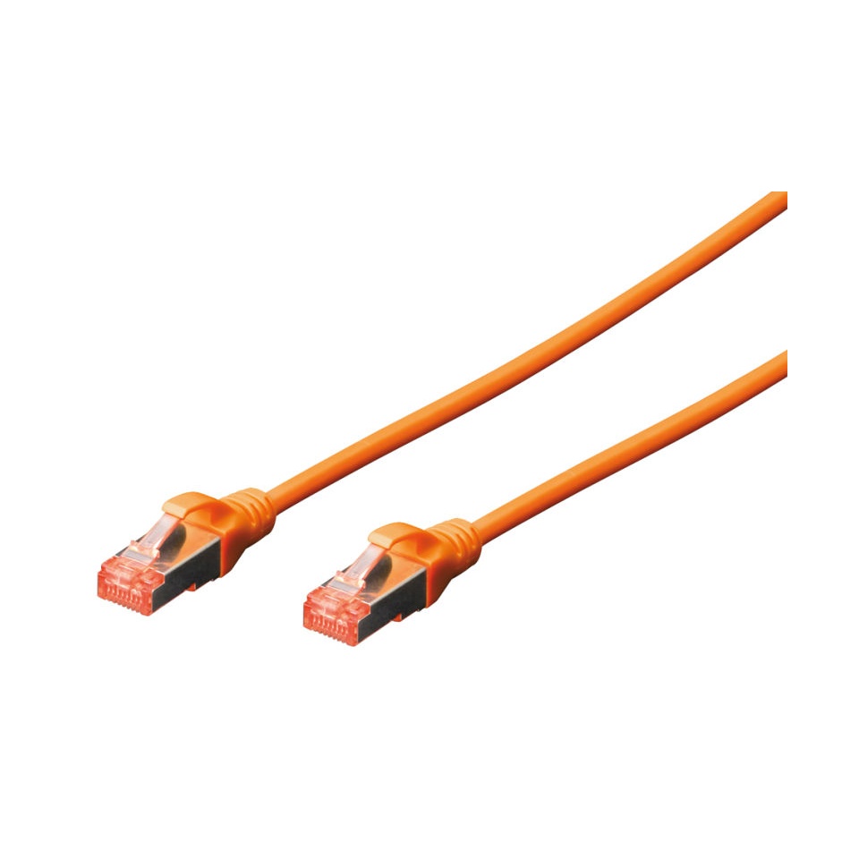 Võrgukaabel CAT6 SFTP 0,25m patch orange