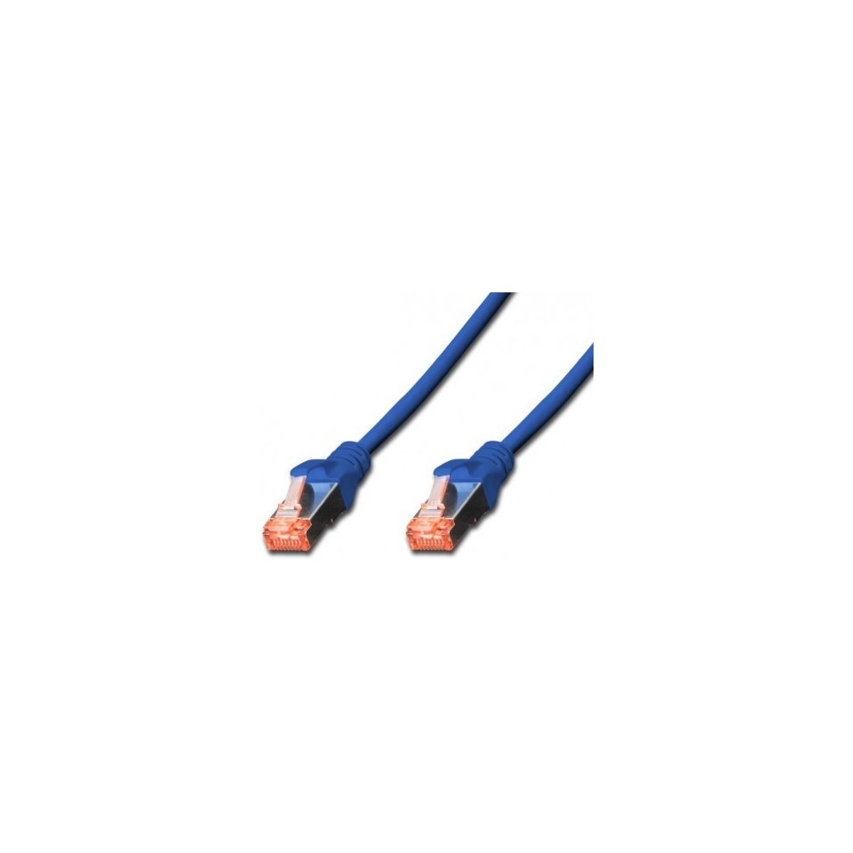 Võrgukaabel CAT6 SFTP 0,5m patch blue