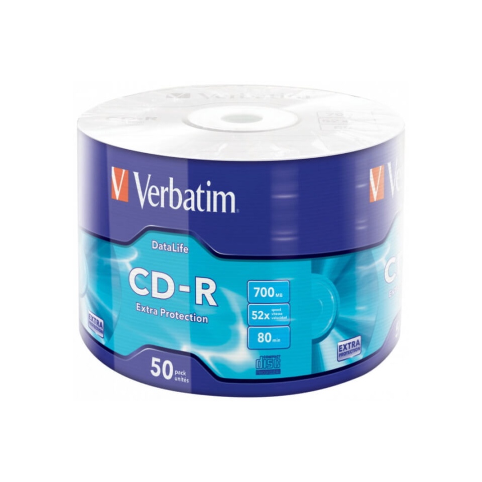 CD-R 50 pack Verbatim Extra Protection