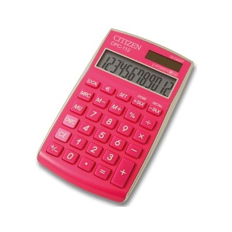 Kalkulaator Citizen CPC-112 roosa