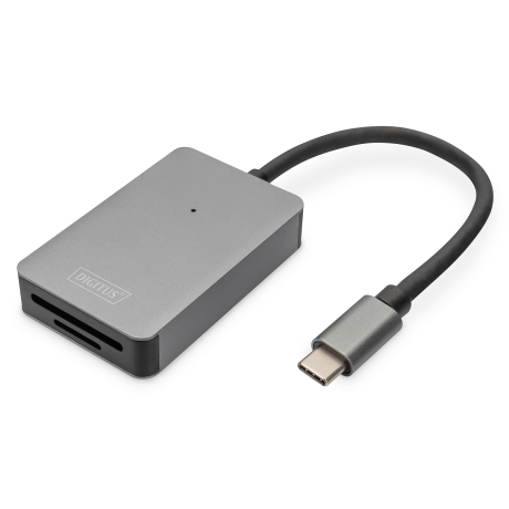 Mälukaardilugeja USB-C SD+MicroSDDigitus