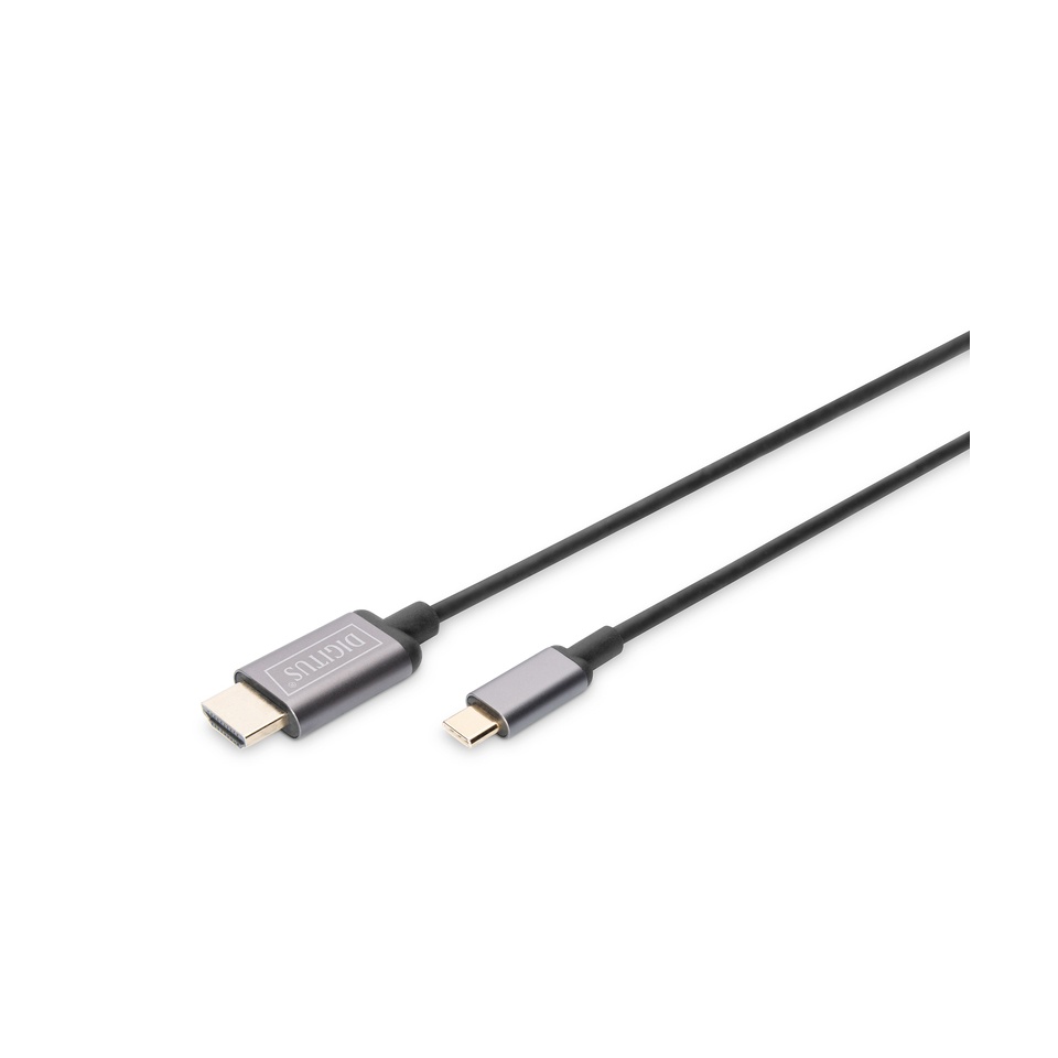 Kaabel USB-C to HDMI 1,8m 4K Digitus