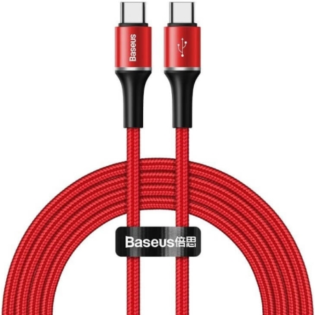 Kaabel USB-C Baseus HALO 60W 2m Red
