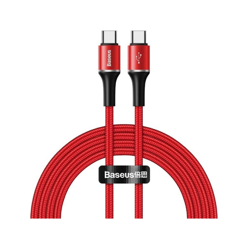 Kaabel USB-C Baseus HALO 60W 2m Red