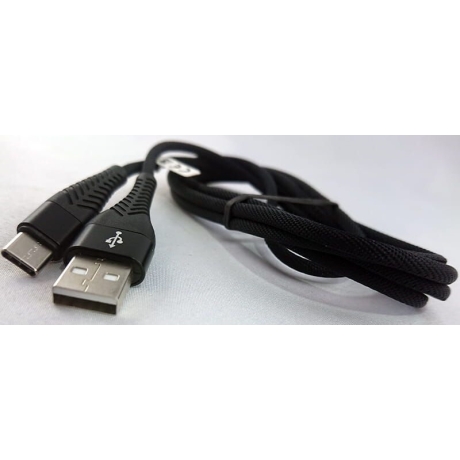 Kaabel USB-C Braided 2m QC3.0 3A