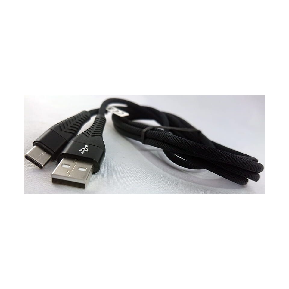 Kaabel USB-C Braided 2m QC3.0 3A