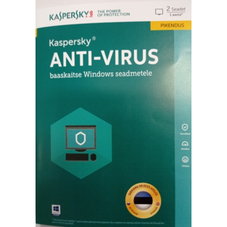 Kaspersky Antiviirus uuendus 2-le