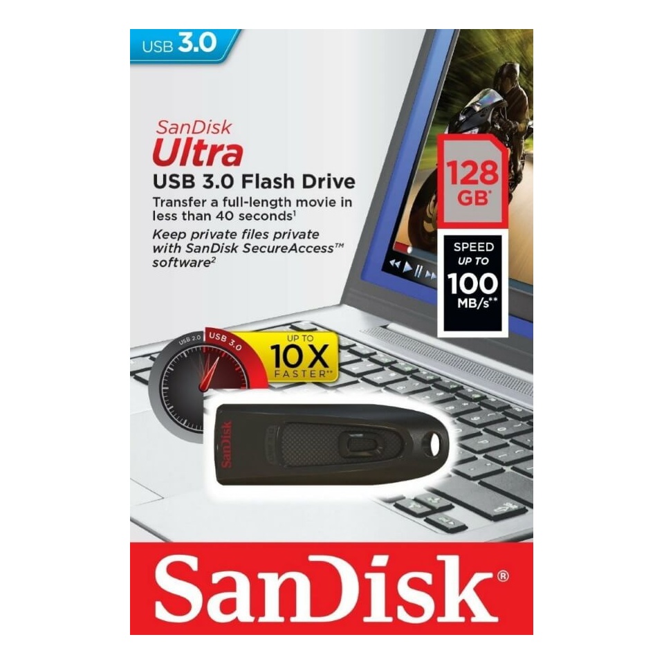 Mälupulk 128GB Sandisk Cruzer Ultra