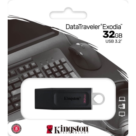 Mälupulk 32GB Kingston DataTraveler Exod