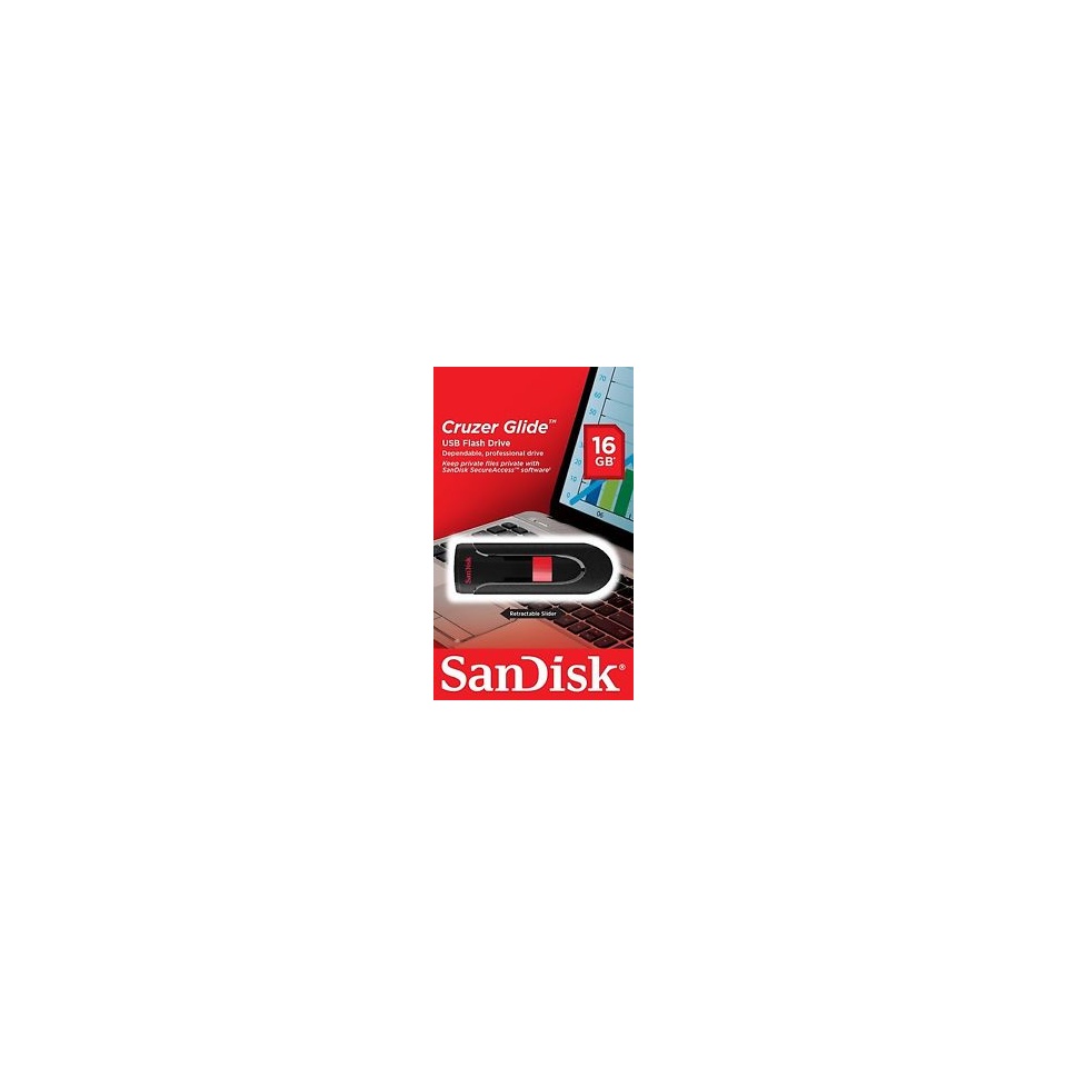 Mälupulk 16GB Sandisk Cruzer Glide