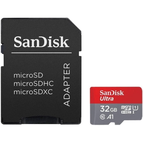 Mälukaart 32GB Sandisk Ultra C10+adapter