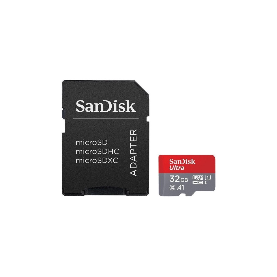 Mälukaart 32GB Sandisk Ultra C10+adapter