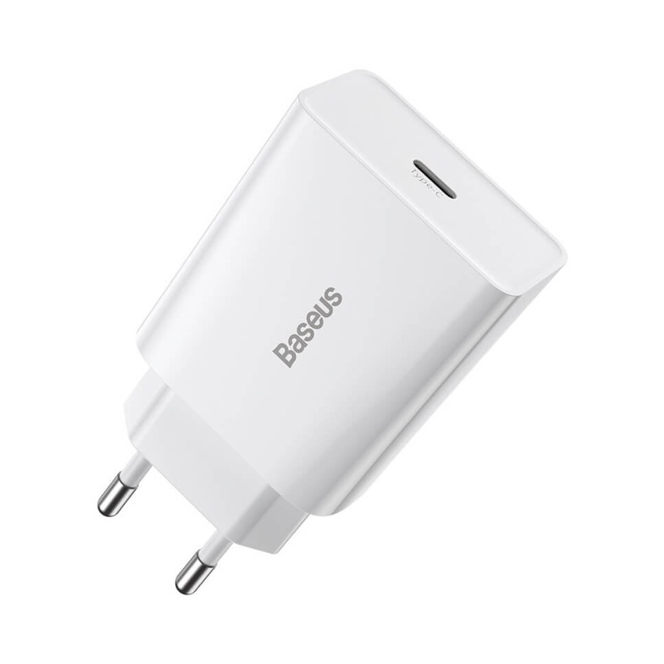 Toalaadija Baseus Mini USB-C 3A 20W Whit