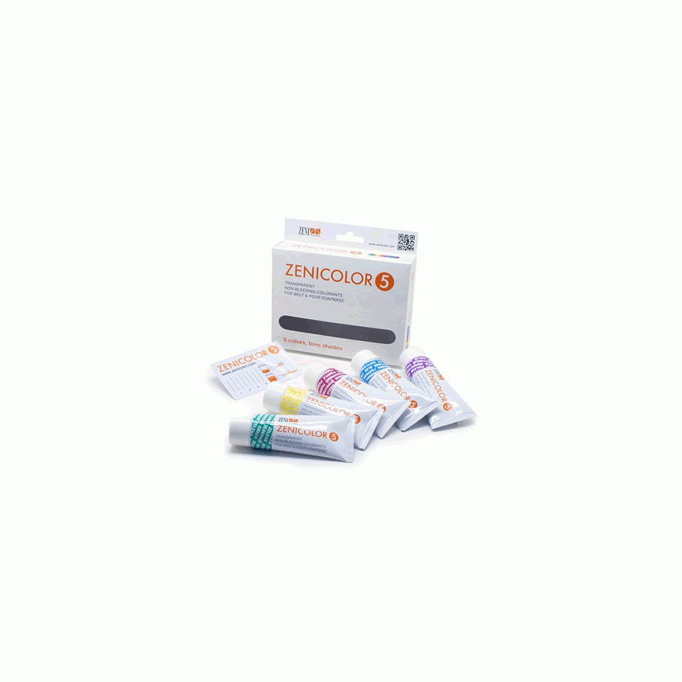 Seebivärv Zenicolor komplekt 5 erinevat värvi x 30g