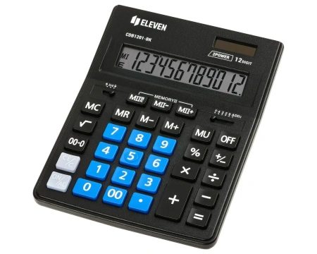 Kalkulaator Eleven CDB1201-BK, sinine