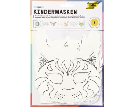 Laste mask 6tk/pk Loomad