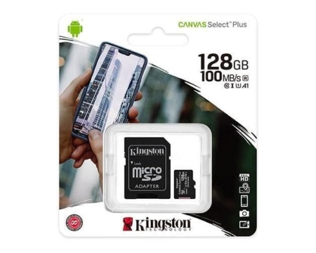 Mälukaart 128GB MicroSD Kingston 4K U3