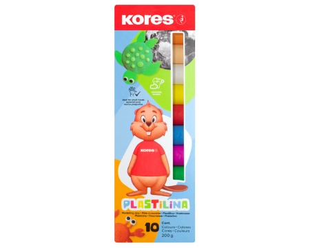 Plastiliin Kores 10 värvi