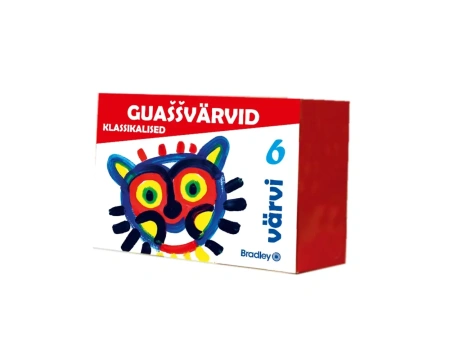 Bradley guaššid 20ml, 6värvi