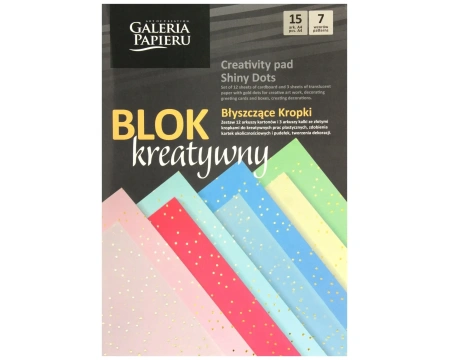 Disainpaber A4/110-210g mix kuldsete täppidega