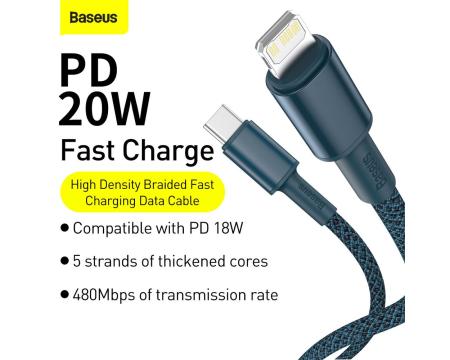 Kaabel USB-C to Lightning 20W Baseus 2m