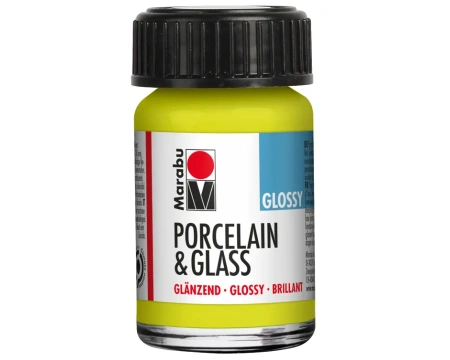 Portselani-ja klaasivärv Marabu 15ml, kollane