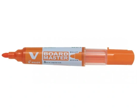 Valgetahvli marker Pilot V-Board Master oranž