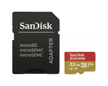 Mälukaart 32GB Sandisk Extreme 4K U3