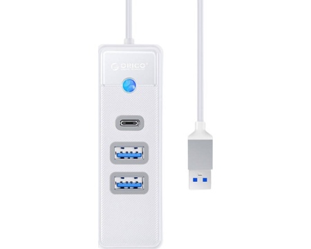 USB HUB 3 porti 2x USB 3.0 + USB-C Orico 