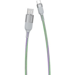 Kaabel USB-C Dudao LED 5A 1m