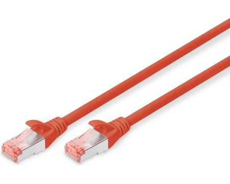 Võrgukaabel CAT6 SFTP 0,25m Punane