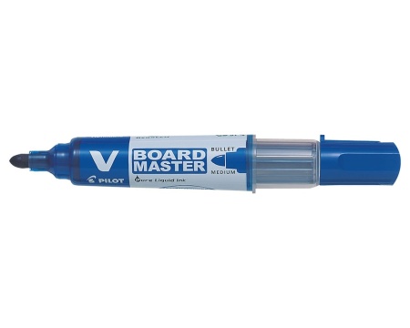 Valgetahvli marker Pilot V-BOARD MASTER, sinine