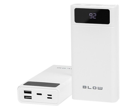 Akupank 40000mAh Blow QC USB-C valge