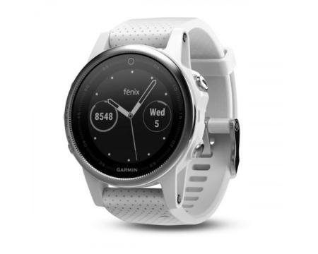 Garmin Fenix 5S hõbe/valge rihm