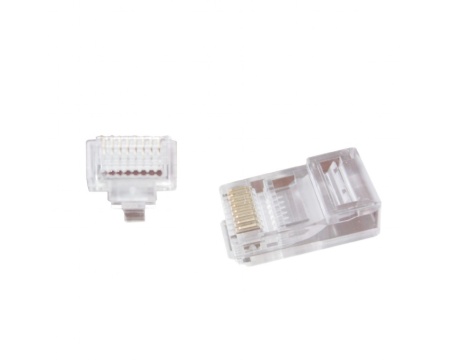 CAT5/CAT6 pistik RJ45 100tk pakis 