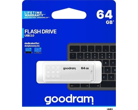 Mälupulk 32GB Goodram UME2, valge