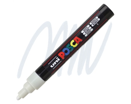 Marker Uni Posca PC5M 1,8-2,5mm valge