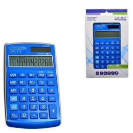 Kalkulaator Citizen CPC-112 helesinine