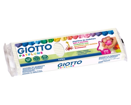 Plastiliin Giotto Patplume 350g valge