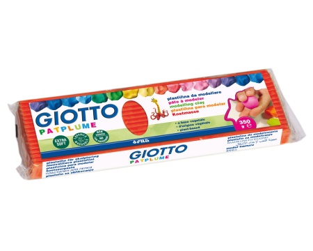 Plastiliin Giotto Patplume 350g punane