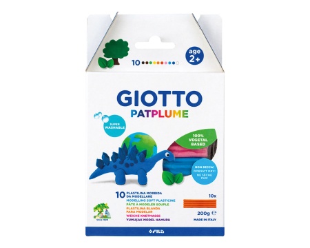 Plastiliin Giotto Patplume 10x20g 10tk*