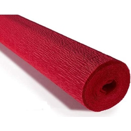 Krepp-paber 50cmx2,5m 180g Scarlet Red